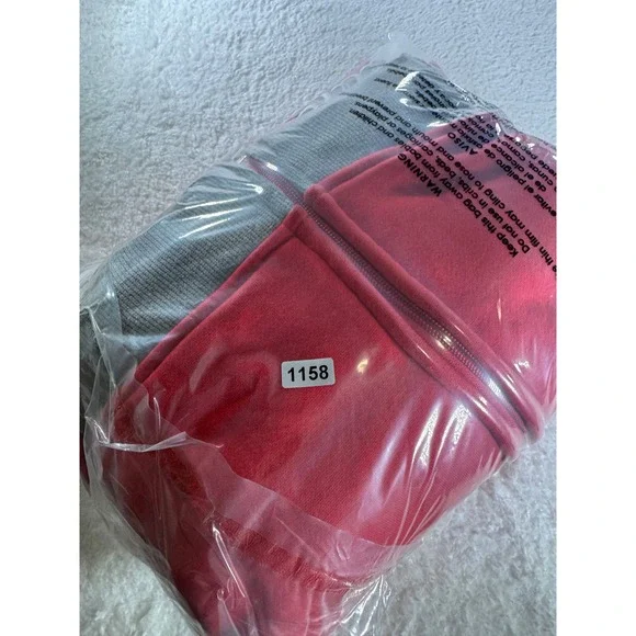 Vintage Brooklyn Xpress Express‎ Hoodie Y2K Gothic Grunge Zip Red Gray XXXL 3XL - Picture 8 of 8